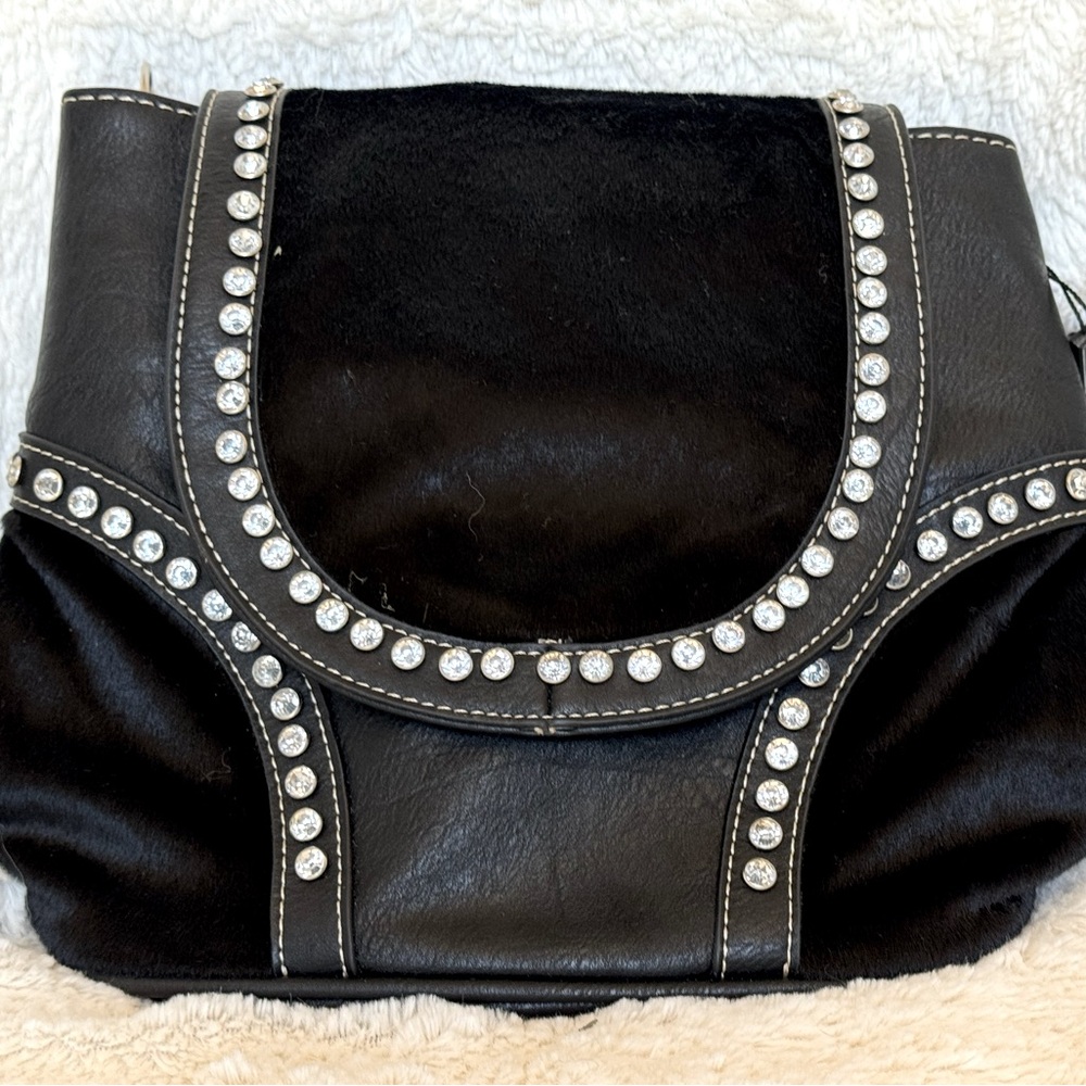 Black Studded Women's Bag
